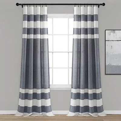 Kirkland's Cape Cod Stripe Curtain Panel Set In Multi