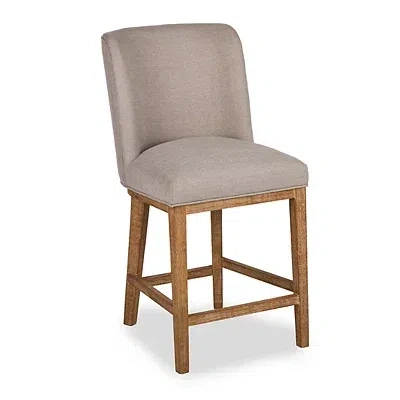 Kirkland's Capri Gray Upholstered Counter Stool