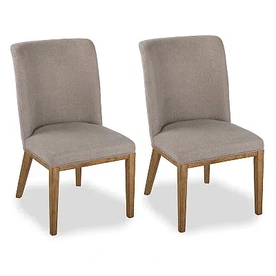 Kirkland's Capri Gray Upholstered Dining Chairs