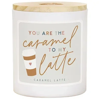 Kirkland's Caramel To My Latte Jar Candle In Gray