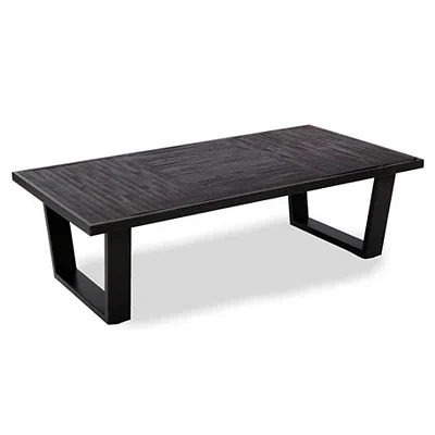Kirkland's Carson Black Wood And Metal Coffee Table