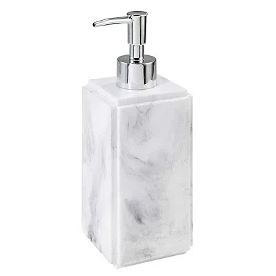 Kirkland's Catania Faux Marble Lotion Dispenser In White