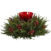 Kirkland's Cedar And Berry Candle Ring Centerpiece In Multi