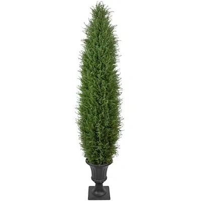 Kirkland's Cedar Pine Tree In Urn Pot In Black
