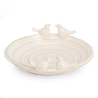Kirkland's Ceramic Bird Decorative Bowl In White