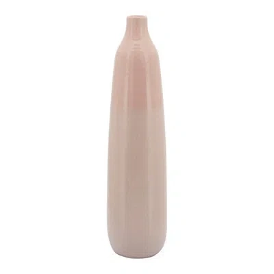 Kirkland's Ceramic Bottleneck Floor Vase In Pink