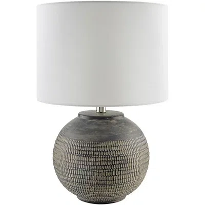 Kirkland's Ceramic Carved Lyon Table Lamp In Multi