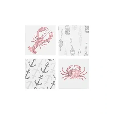 Kirkland's Ceramic Coastal Coasters In Multi