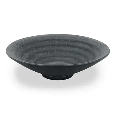 Kirkland's Ceramic Decorative Bowl In Black