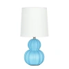 Kirkland's Ceramic Stacked Gourd Petite Table Lamp In Blue