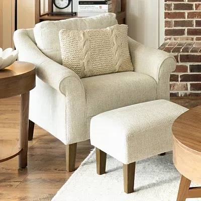 Kirkland's Chair & Ottoman Set In Multi