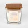 Kirkland's Chamomile & Lavender Clean 2-wick Jar Candle In Transparent