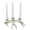Kirkland's Champagne Deer Antler Taper Candle Holder In Silver