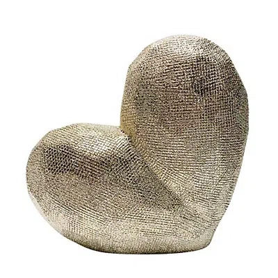 Kirkland's Champagne Heart Figurine In Gold