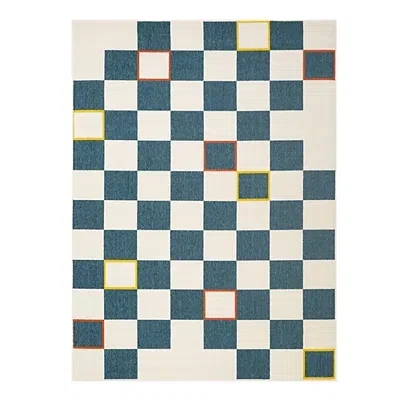Kirkland's Checkered Indoor/outdoor Rug In Multi