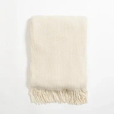 Kirkland's Chenille Ribbed Throw In Neutral