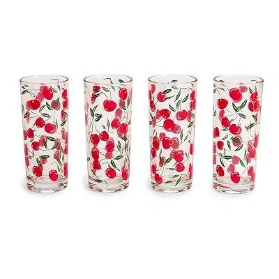 Kirkland's Cherry Glass Tumblers In Multi