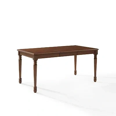 Kirkland's Cherry Wood Shelby Adjustable Dining Table In Brown