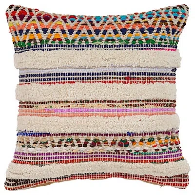 Kirkland's Chevron Striped Pillow In Multi
