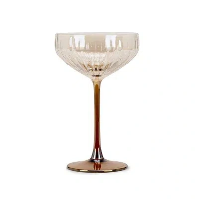 Kirkland's Chocolate Coupe Glass In Brown