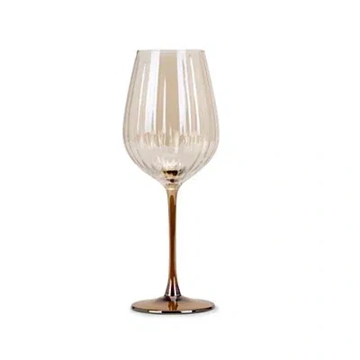 Kirkland's Chocolate Goblet Wine Glass In Brown