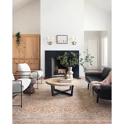 Kirkland's Chris Loves Julia X Loloi Jules Orange Rug In Nude