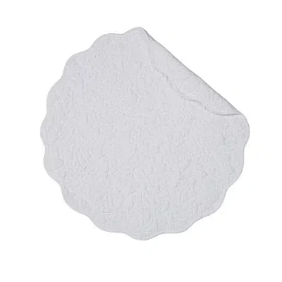Kirkland's Christiana White Round Placemats