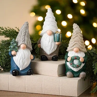 Kirkland's Christmas Gnome Figurines In Multi