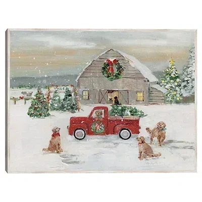 Kirkland's Christmas On The Farm Framed Art Print In Multi