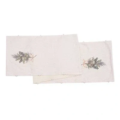 Kirkland's Christmas Pinecone Swag Table Runner In Multi