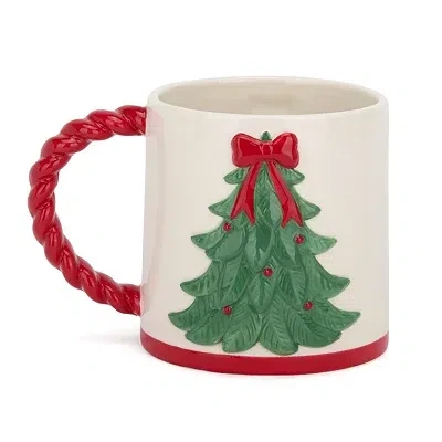 Kirkland's Christmas Tree Rope Handle Mug In Multi