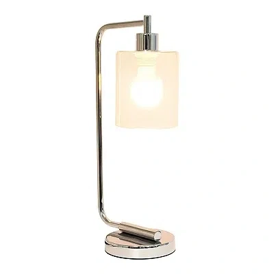 Kirkland's Chrome Iron Industrial Bronson Table Lamp In Multi