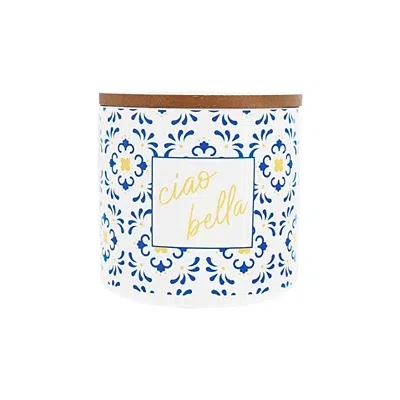 Kirkland's Ciao Bella Soy Wax Lemon Verbena Candle In Blue