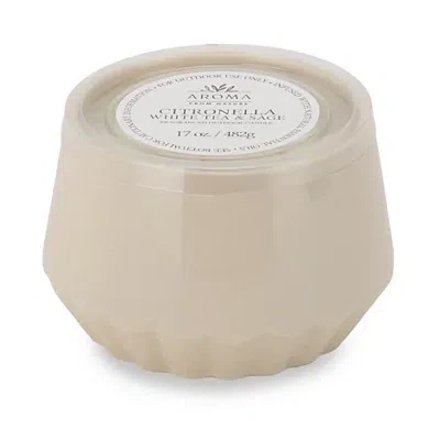 Kirkland's Citronella White Tea & Sage Outdoor Jar Candle