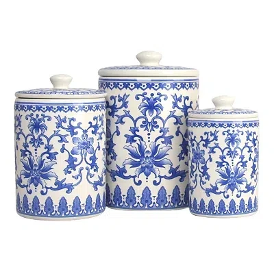 Kirkland's Classic Ceramic Canisters In Multi