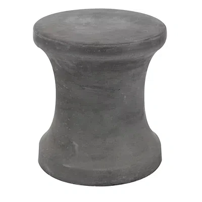 Kirkland's Clay Hourglass Accent Table In Gray