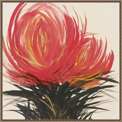 Kirkland's Clover Blossom Ii Framed Canvas Art Print In Multi