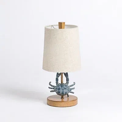Kirkland's Coastal Crab Table Lamp In Brown