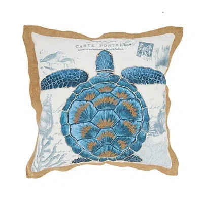 Kirkland's Coastal Turtle Outdoor Pillow In Multi