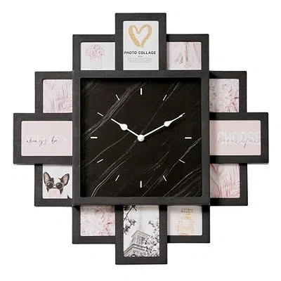 Kirkland's Collage Frame Wall Clock In Multi