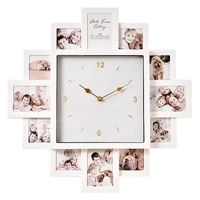 Kirkland's Collage Frame Wall Clock In White
