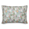 Kirkland's Colorful Floral Bunnies Lumbar Pillow In Multi