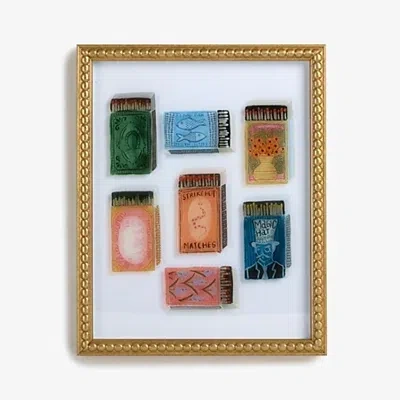 Kirkland's Colorful Matchboxes Framed Art Print In Multi