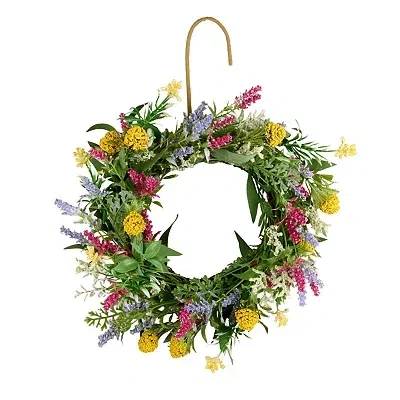 Kirkland's Colorful Wildflower Mini Wreath In Multi