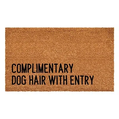 Kirkland's Complimentary Dog Hair With Entry Doormat In Multi