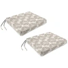 Kirkland's Conch Shell Outdoor Seat Cushions In Gray