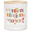 Kirkland's Congratulations Sweet Peach 2-wick Jar Candle In Multi