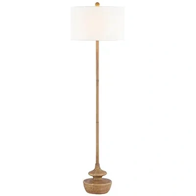 Kirkland's Contemporary Floor Lamp In White