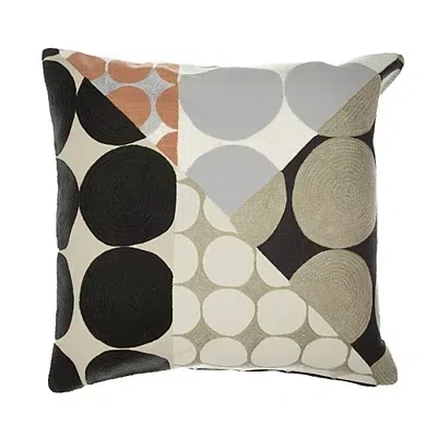 Kirkland's Contemporary Geometric Dots Throw Pillow In Multi