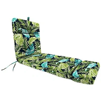 Kirkland's Cool Tropics Outdoor Chaise Cushion In Green